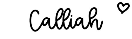 About the baby name Calliah, at Click Baby Names.com