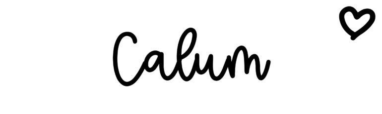 About the baby name Calum, at Click Baby Names.com