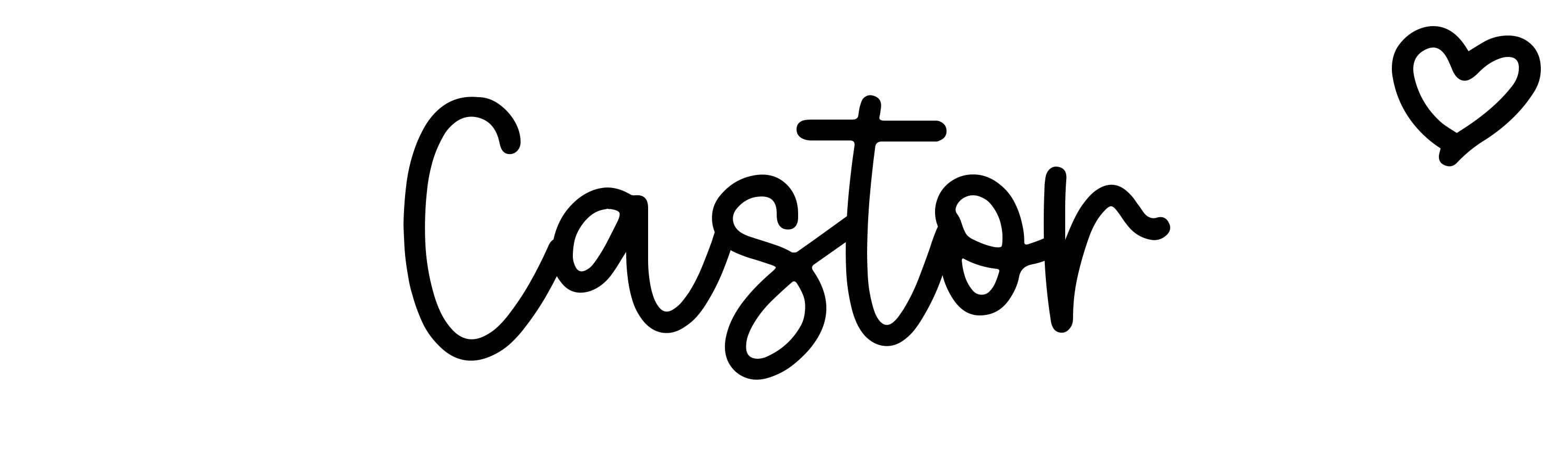 Castor Click Baby Names