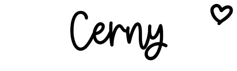 About the baby name Cerny, at Click Baby Names.com