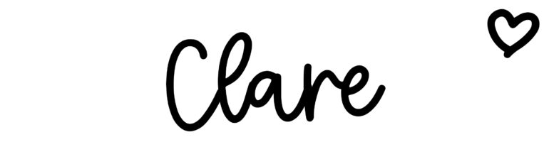 About the baby name Clare, at Click Baby Names.com