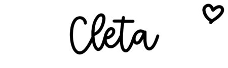 About the baby name Cleta, at Click Baby Names.com