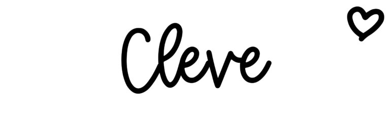 About the baby name Cleve, at Click Baby Names.com