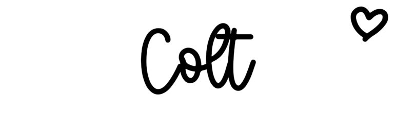 About the baby name Colt, at Click Baby Names.com