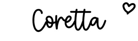 About the baby name Coretta, at Click Baby Names.com