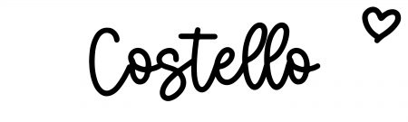 About the baby name Costello, at Click Baby Names.com