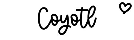 About the baby name Coyotl, at Click Baby Names.com