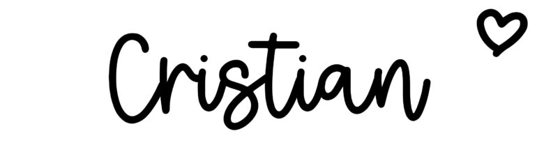 About the baby name Cristian, at Click Baby Names.com