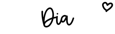 About the baby name Dia, at Click Baby Names.com