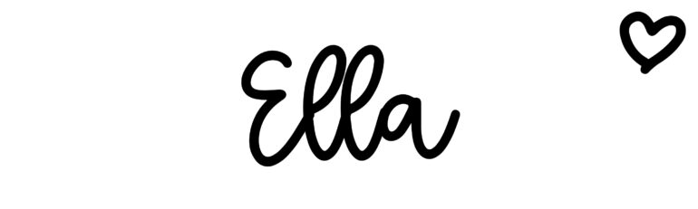 About the baby name Ella, at Click Baby Names.com