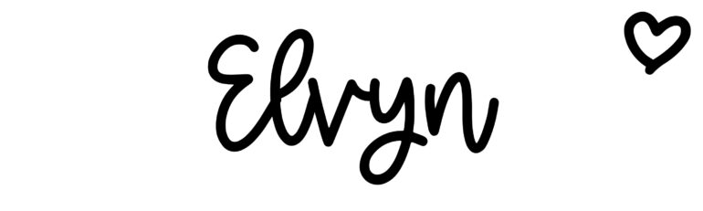 About the baby name Elvyn, at Click Baby Names.com