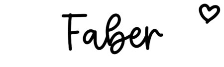 About the baby name Faber, at Click Baby Names.com