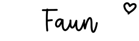 About the baby name Faun, at Click Baby Names.com