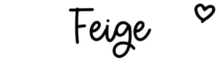 About the baby name Feige, at Click Baby Names.com