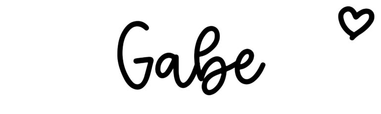 About the baby name Gabe, at Click Baby Names.com