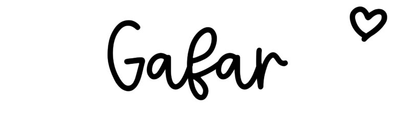 About the baby name Gafar, at Click Baby Names.com