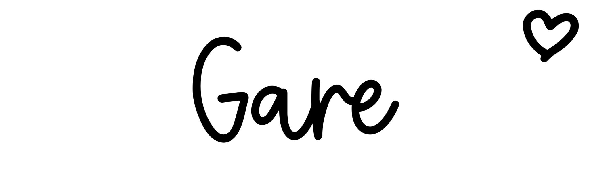 Gare Name meaning, origin, variations and more