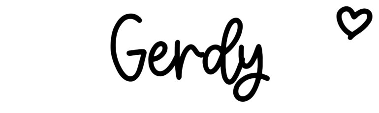 About the baby name Gerdy, at Click Baby Names.com