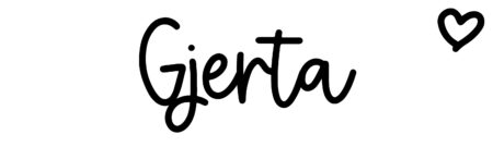 About the baby name Gjerta, at Click Baby Names.com