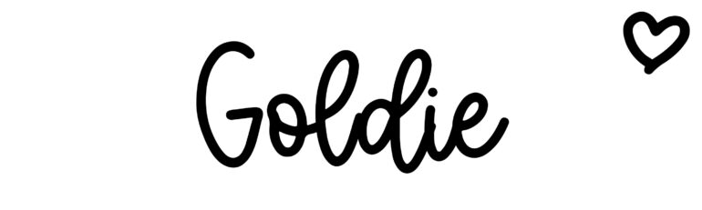 About the baby name Goldie, at Click Baby Names.com