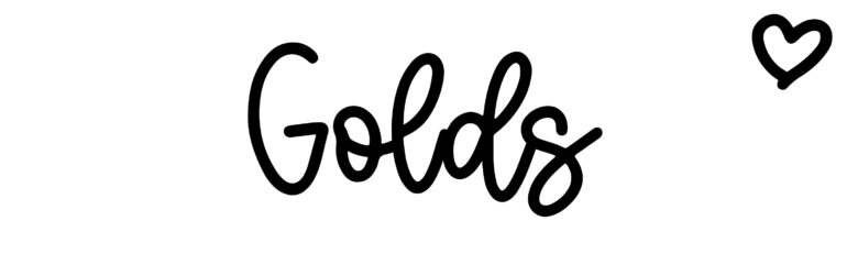 About the baby name Golds, at Click Baby Names.com