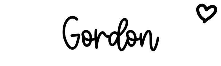 About the baby name Gordon, at Click Baby Names.com