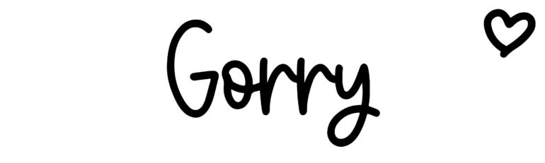 About the baby name Gorry, at Click Baby Names.com