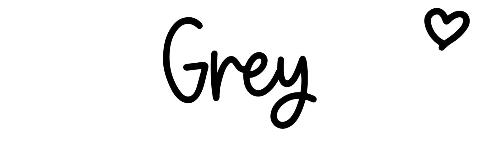 What Does The Name Grey Mean