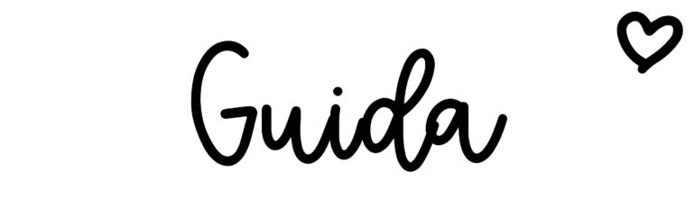 About the baby name Guida, at Click Baby Names.com