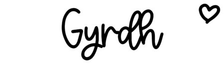 About the baby name Gyrdh, at Click Baby Names.com