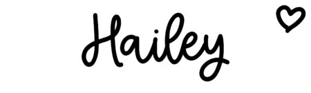 About the baby name Hailey, at Click Baby Names.com