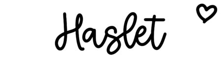 About the baby name Haslet, at Click Baby Names.com