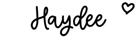 About the baby name Haydee, at Click Baby Names.com