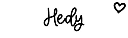 About the baby name Hedy, at Click Baby Names.com