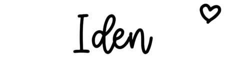 About the baby name Iden, at Click Baby Names.com