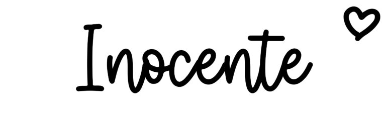About the baby name Inocente, at Click Baby Names.com