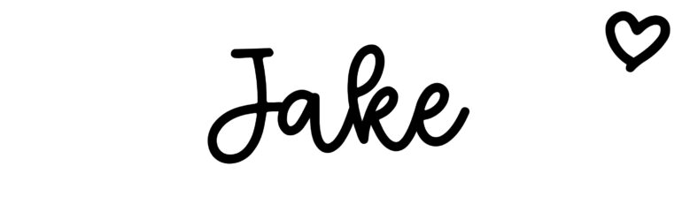 About the baby name Jake, at Click Baby Names.com