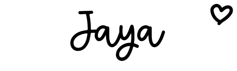 About the baby name Jaya, at Click Baby Names.com