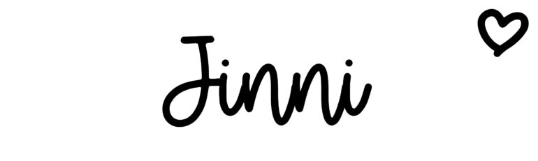 About the baby name Jinni, at Click Baby Names.com