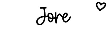 About the baby name Jore, at Click Baby Names.com