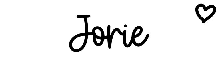 About the baby name Jorie, at Click Baby Names.com