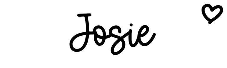 About the baby name Josie, at Click Baby Names.com