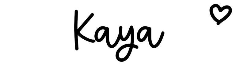 About the baby name Kaya, at Click Baby Names.com
