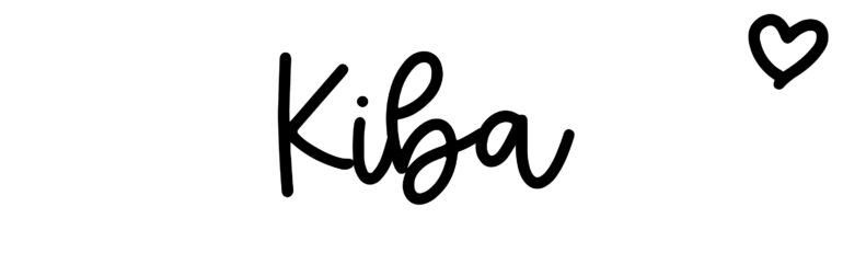 About the baby name Kiba, at Click Baby Names.com