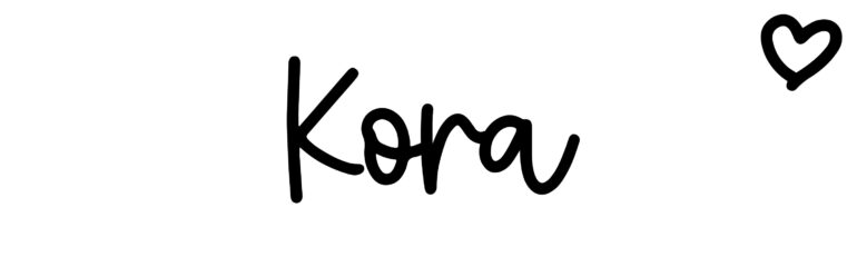 About the baby name Kora, at Click Baby Names.com
