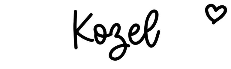 About the baby name Kozel, at Click Baby Names.com