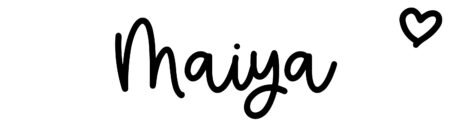 About the baby name Maiya, at Click Baby Names.com