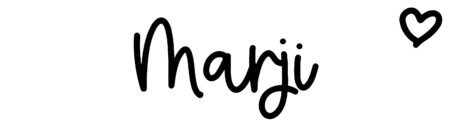 About the baby name Marji, at Click Baby Names.com