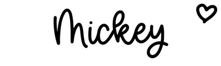 About the baby name Mickey, at Click Baby Names.com