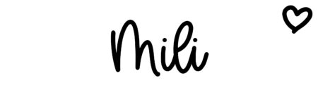 About the baby name Mili, at Click Baby Names.com